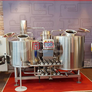 200L نظام تخمير المنزل مصغرة مصنع الجعة / مطعم / brewpub تستخدم معدات تخمير البيرة