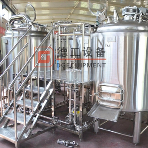 1000L 3-سفينة حرفة البيرة الفولاذ المقاوم للصدأ الحرفية تطبق على مصنع الجعة حانة البيرة